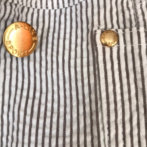 Anne Klein Sport Seersucker Jacket - Picture 2 of 7